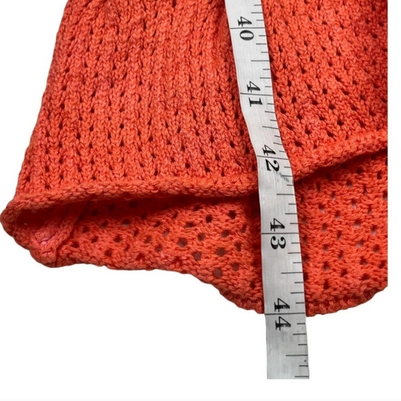 Venus NEW Crochet Over Slip Illusion Dress Ombre White Peach Size medium - Picture 8 of 8